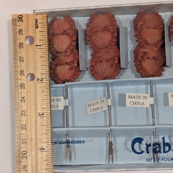 Boston Warehouse Crab Picks, Set of 4 New in Box - Picture 8 of 8